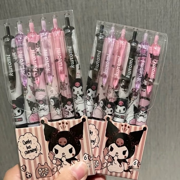 Sanrio Character Gel Pens - Yellow, Blue, Purple - Picture 2 of 2